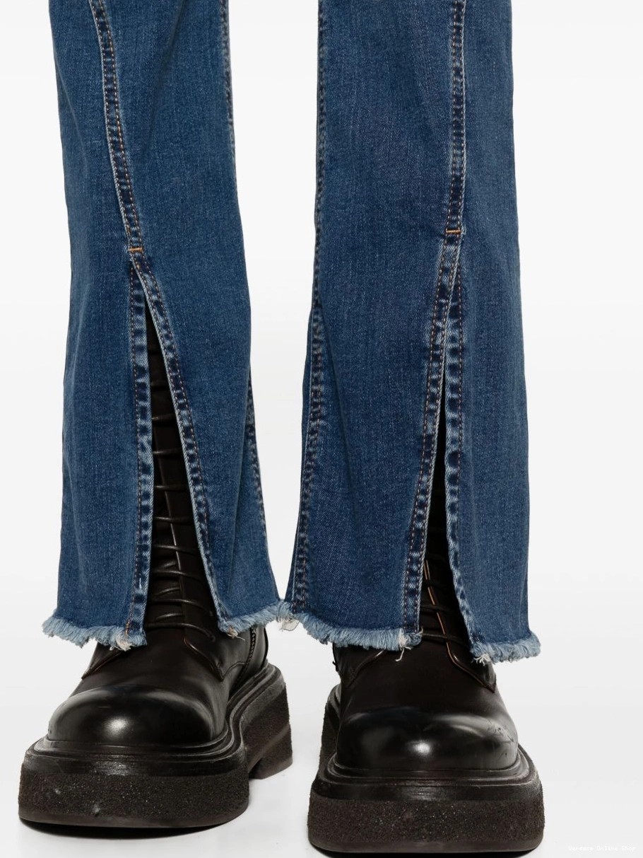 Affordable mid-rise jeans flared Versace Women 0813